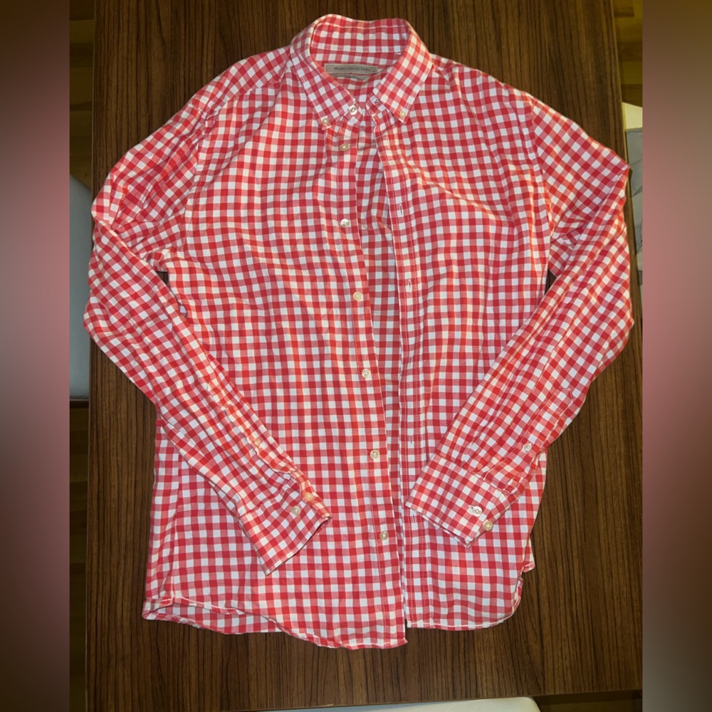 Large Checkered Button Up Shirt